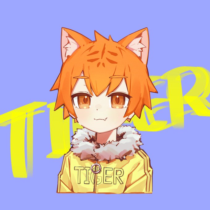 「tiger ears upper body」 illustration images(Latest)