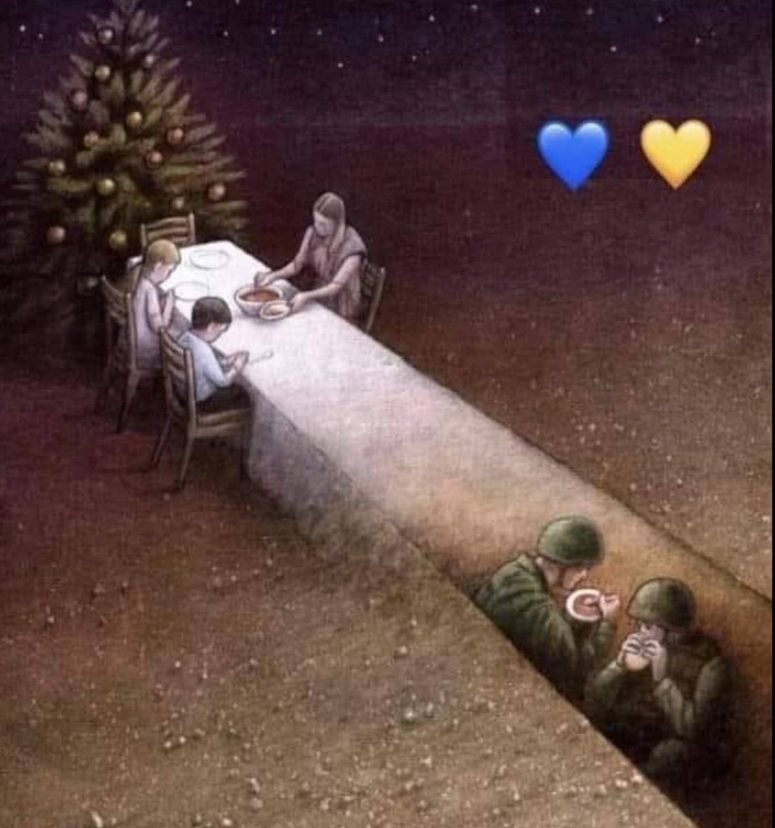 Unfortunately, we have very little festive mood in Ukraine. 

Many families will celebrate Christmas apart  for the second year in a row. 

It is terrible, but a lot of families have lost their loved ones in this horrible war. 

These days, the value of family, love, the