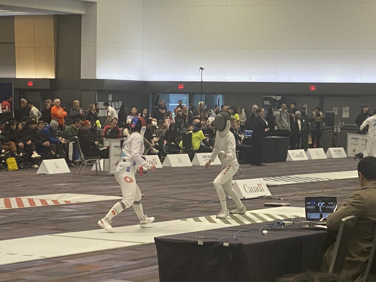 Joining @IanKennedy1 to take in the Fencing World Cup. Great to see @IGFencing and so many of the @WVSAcademy students. #westvaned