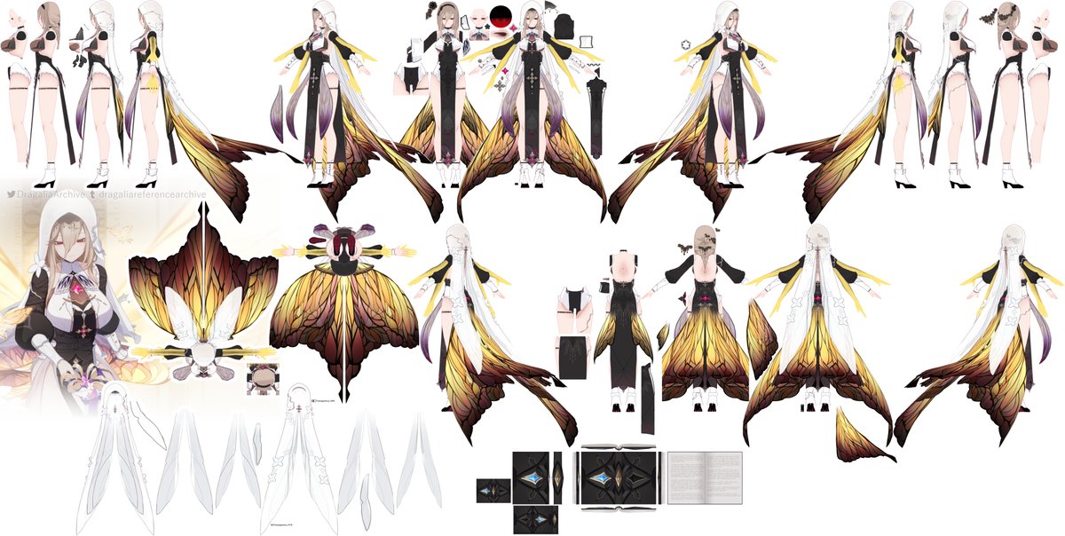 Model references for Disciplinary Perdition (Aponia) - Honkai