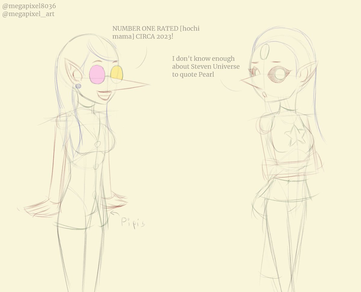 megapixel_art's tweet photo. Facts about Vela, and a bonus doodle of her in cosplay https://t.co/uwGaLW4EQQ