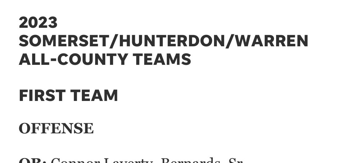 WillDeady's tweet image. Honored to be named First Team All-Area!!!