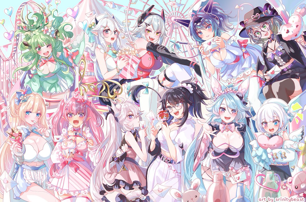 「 vshojo valentine's 2023」|Srinitybeastのイラスト