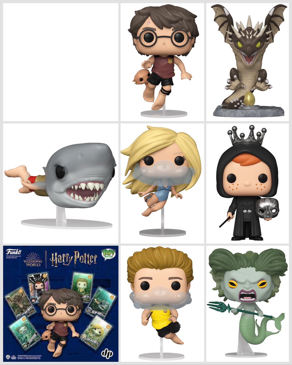 First look at Harry Potter NFTs! Set to release on 12/19. 31,250 Standard & 31,250 Premium Packs. Never seen a NFT release happen a week apart so let’s see what happens.
.
Credit - the-leaky-cauldron.org/2023/12/09/new…
.
#HarryPotter #WizardingWorld #GobletofFire #Funko #FunkoPop…