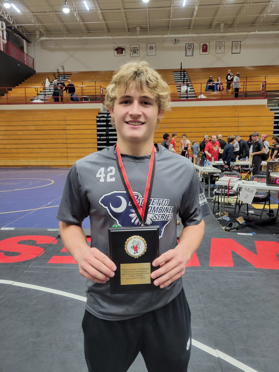 <a href="/cadencarnes13/">Caden carnes</a> Upper Weight Most Outstanding Wrestler! 

First Fountain Inn CHAMP and MOW