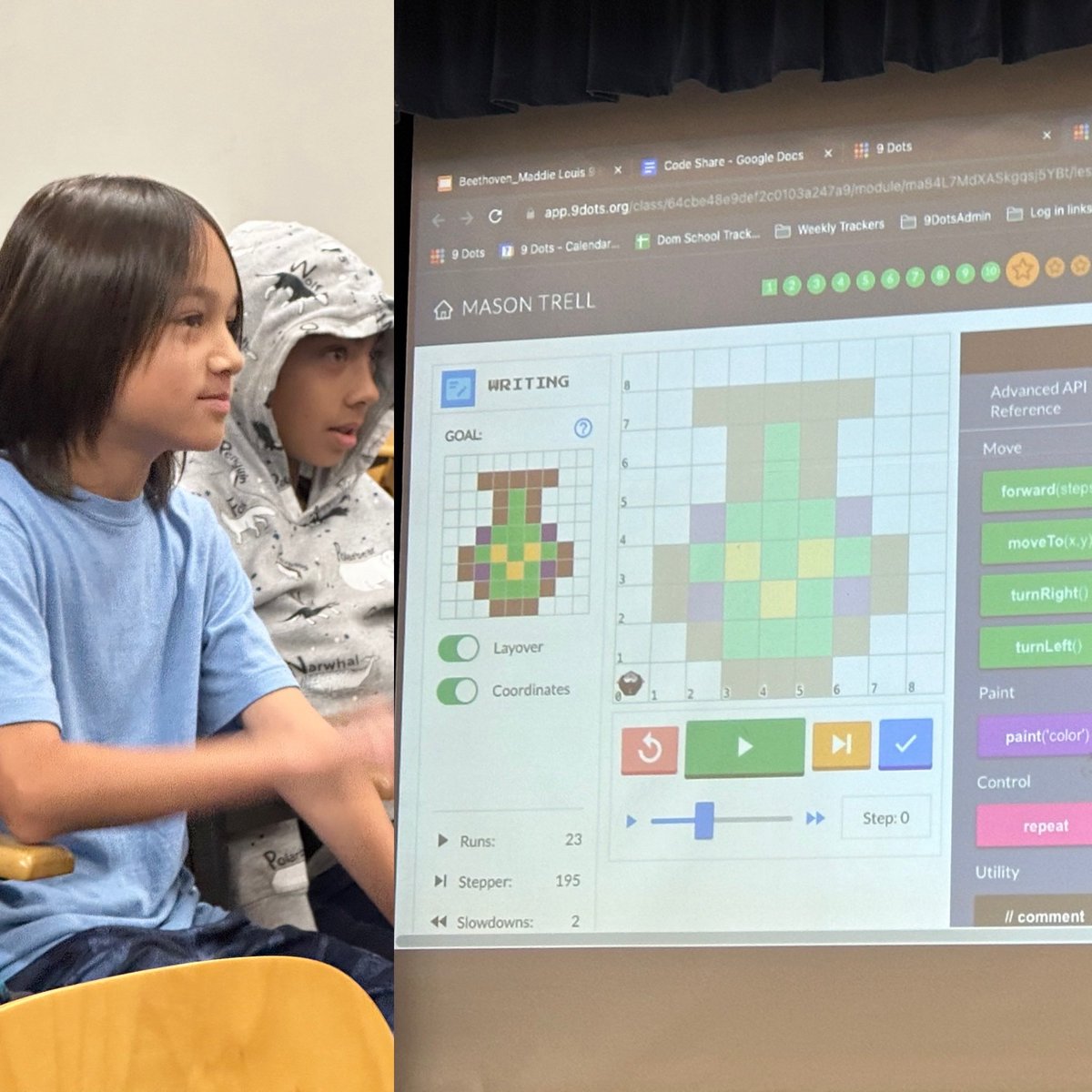 beethovenes's tweet photo. Beethoven 🐾 celebrated Computer 💻 Science Education Week with a guest speaker from @Google , Maddie. Several Beethoven 🐻 Bears also showcased their coding (computer science) skills including programming Java script 👏🏽. Great work Bears 🐻! 

Thank you @9dotscommunity &amp; @Google https://t.co/RXlEb1SIFu