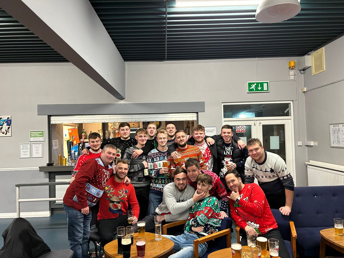 No game today called off 

Christmas night out with the boys

Bossssshhhhh