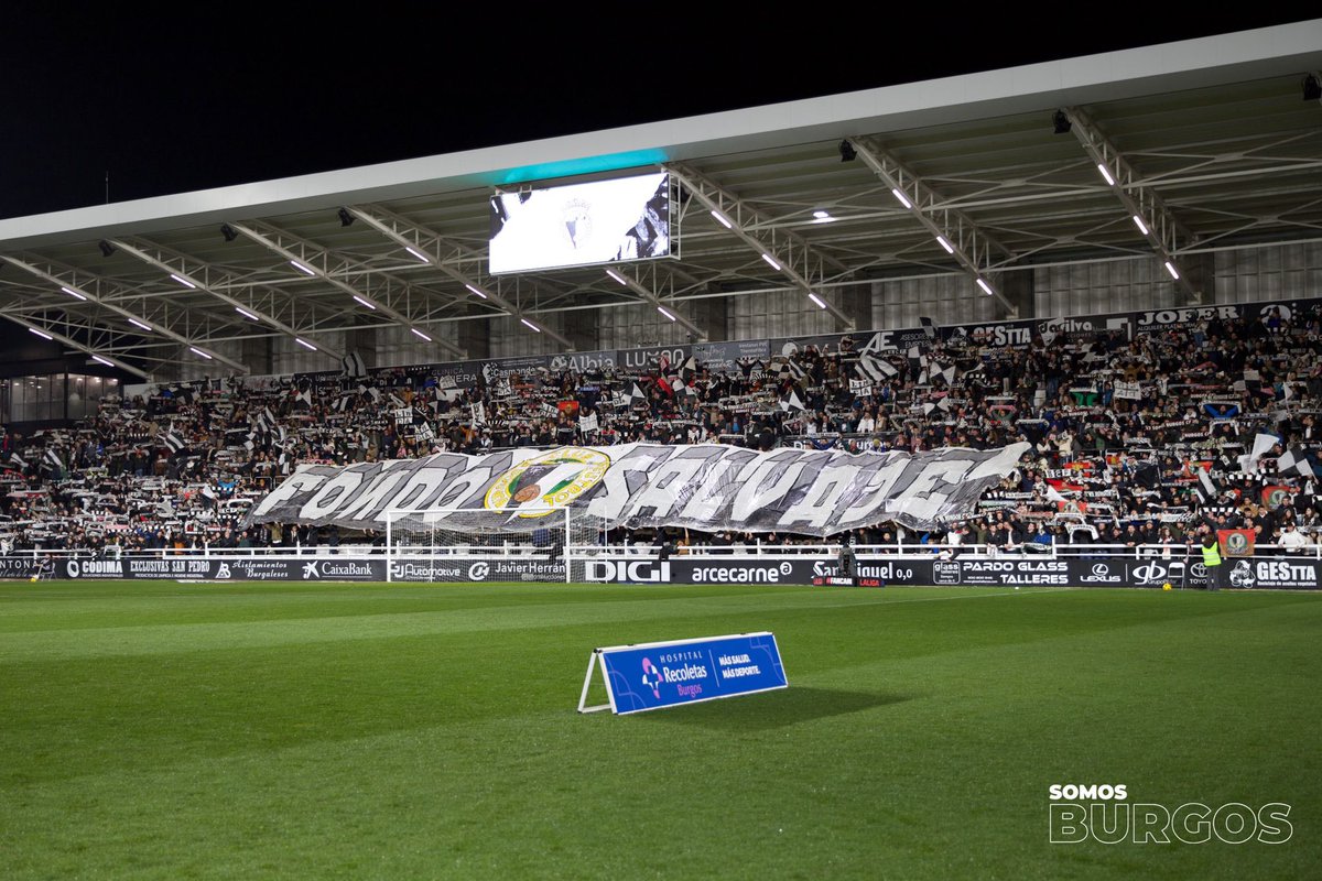 Burgos_CF's tweet photo. ¡Hoy somos 9.948! 🤍🖤

#BurgosCFMirandés | #DerbiDeBurgos | #SomosBurgos https://t.co/W0YSMWo422