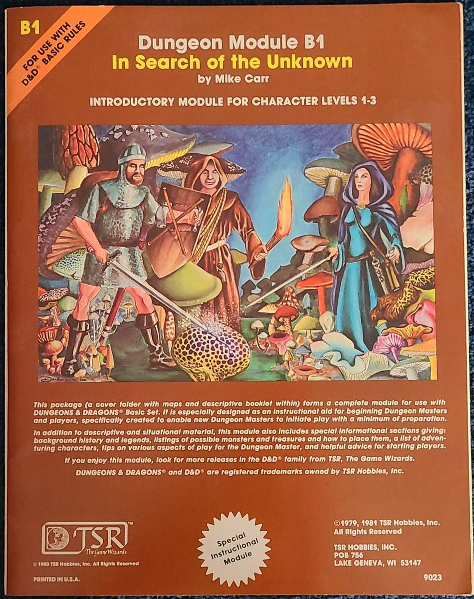 Loston_Wallace's tweet photo. #AdvancedDungeonsAndDragons #TSR #Modules #InSearchOfTheUnknown #TheVillageOfHommlet
I own 1st and 2nd printings of many classic Advanced Dungeons & Dragons modules, including B1: IN SEARCH OF THE UNKNOWN and T1: THE VILLAGE OF HOMMLET. @YoDanno @DaddyRolleda1 @MadameDM_DND https://t.co/i83Y2LThtY