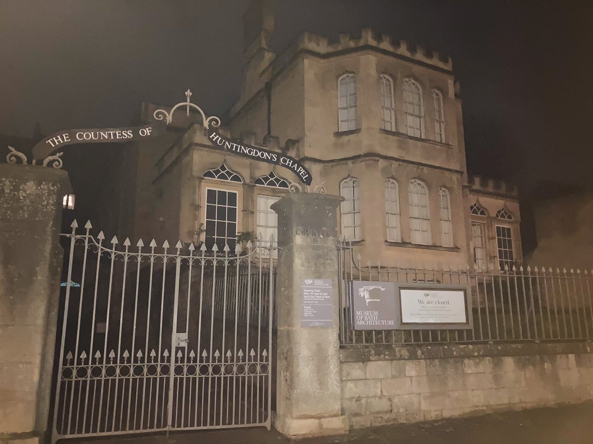 I would’ve loved to have photographed this in daylight. Only natural that the Duchess of San Francisco (me) would want to see Countess Huntingdon’s Chapel… #gothicrevival #bathuk