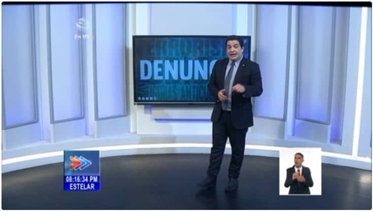 Contundente denuncia de <a href="/HumbertoLop_CU/">Humberto López</a> en el Estelar.
Los enemigos de #Cuba intentan desestabilizar nuestra tranquilidad ciudadana. Fallarán una vez más las tentativas de acciones violentas este fin de año contra nuestra Patria ‼️
#ListadeTerroristas
#RazonesdeCuba 🇨🇺
#Denuncia