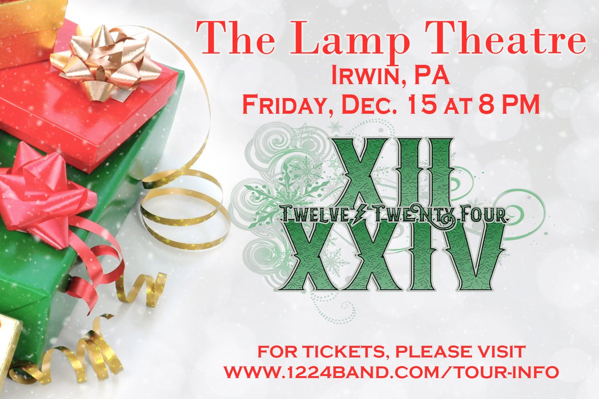12twentyfour's tweet photo. Show #2 of our four-show, cross-Pennsylvania tour this weekend! https://t.co/U27UTzALjm