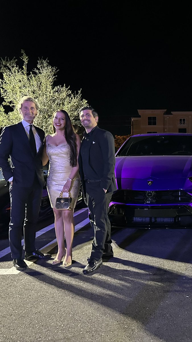 CEO of Lamborghini next to our Lamborghini