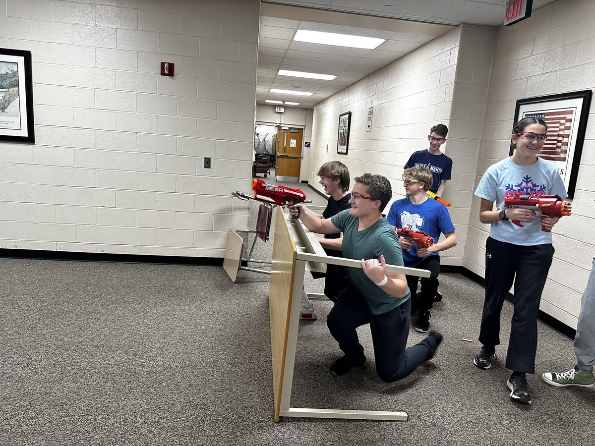 Spent the day doing some team building activities in preparation for build season!