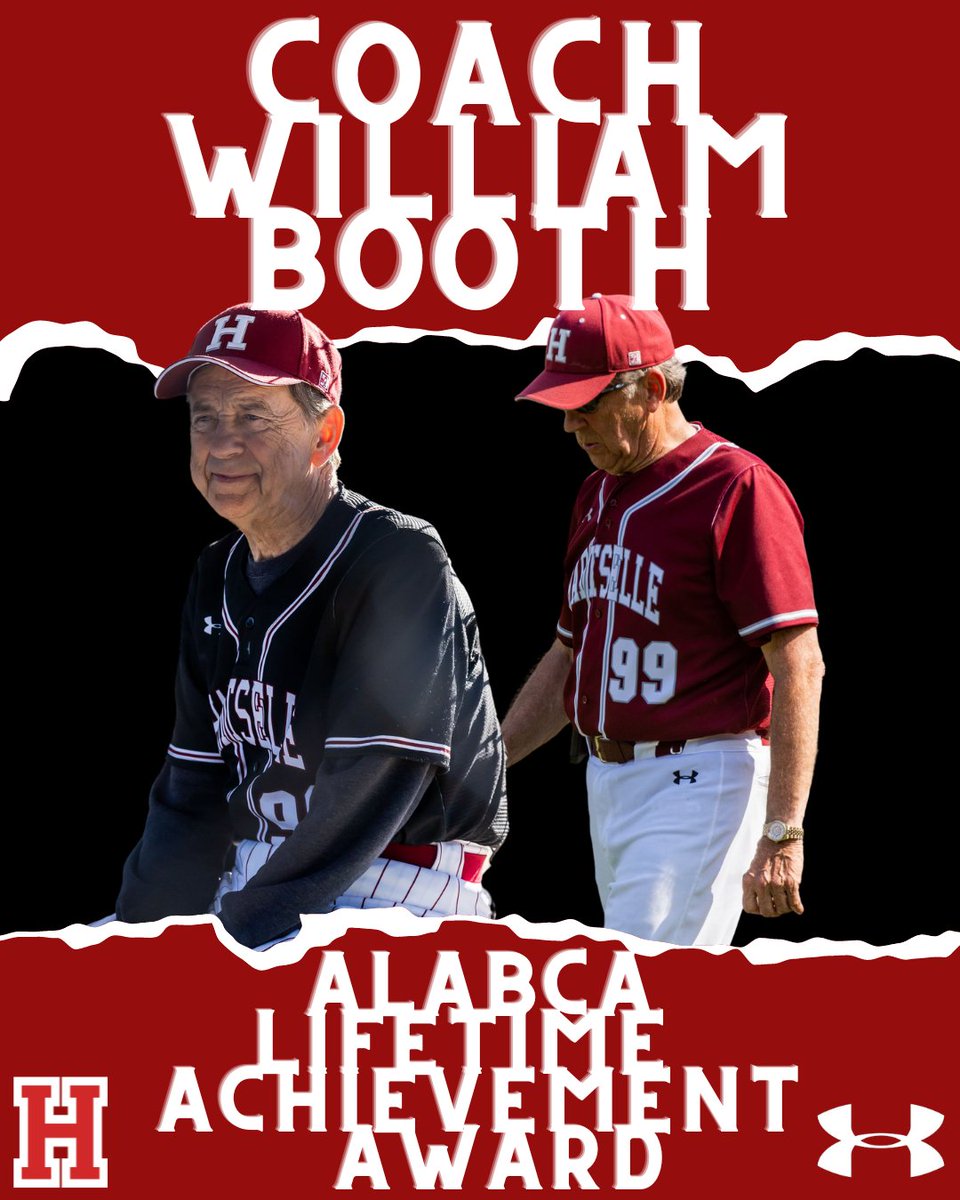HartselleBSB's tweet photo. More than the wins, more than the championships, more than baseball... Coach Booth has made an impact in the Hartselle community for 57 years through teaching and baseball. Congratulations Coach on being awarded the AlaBCA Lifetime Achievement Award! #BuiltByBooth https://t.co/VRxOcD8VEg