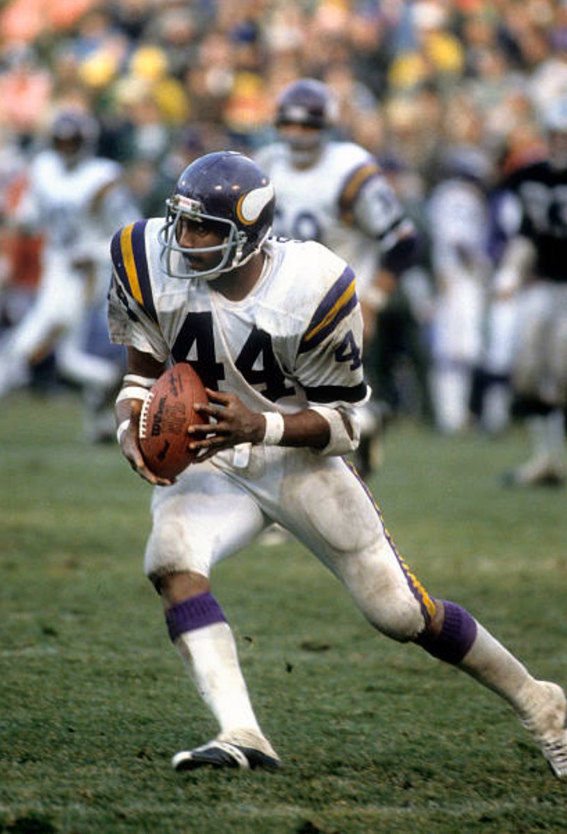 kengfunk's tweet photo. In a Super Bowl XI rematch in Oakland, rookie QB Tommy Kramer &amp; Chuck Foreman led #Skol into the Oakland Alameda Coliseum, only to see Ken Stabler hit Cliff Branch for 3 TDs in a 35-13 win for #RaiderNation, Week 13 1977. Both teams would make it to the Championship round in '77. https://t.co/3QtEjyiDYK