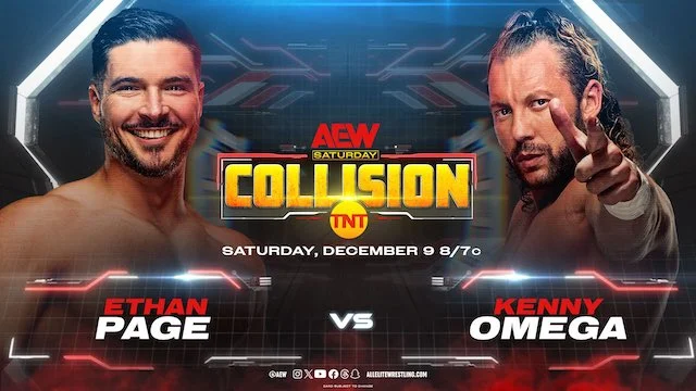Emoney1937's tweet photo. Man I'm hyped for this @OfficialEGO and @KennyOmegamanX match.
I'm calling this match of the night.
#AEWCollision. https://t.co/xImQK8fPeV