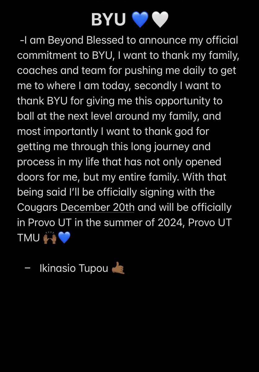 Home 🏡… @BYUfootball