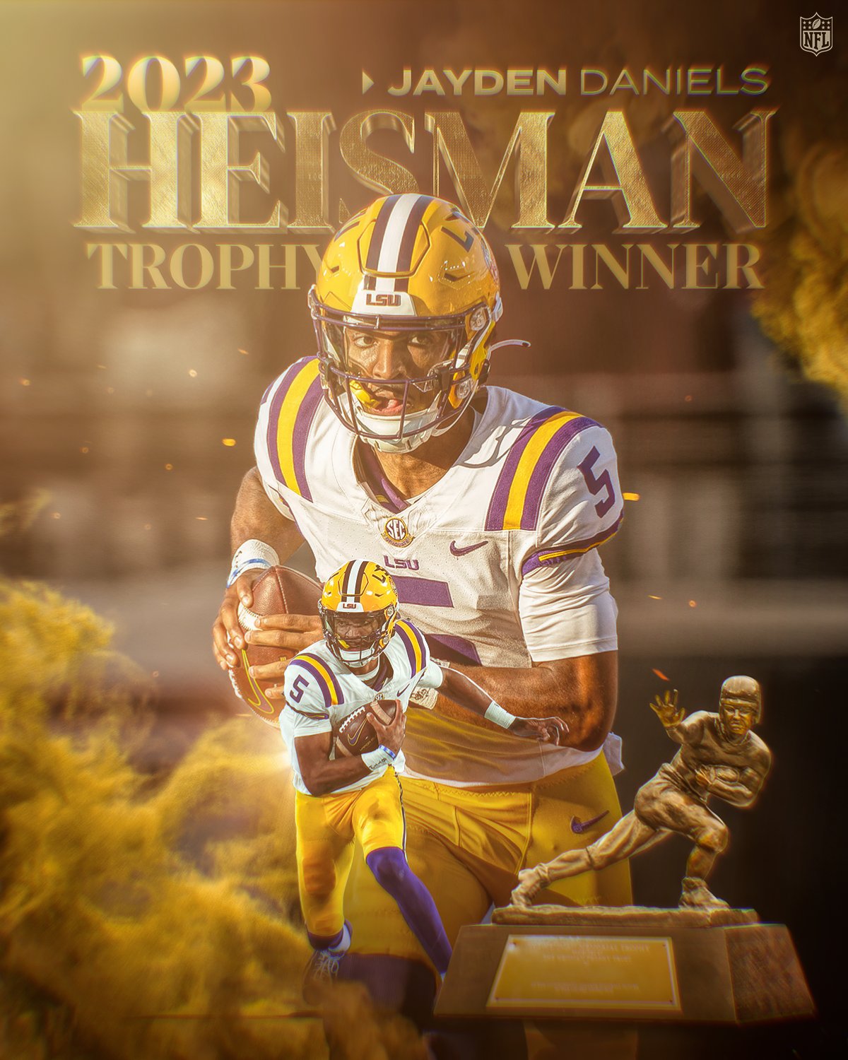 Looking for a Jayden Daniels Heisman lockscreen for iphone | Fark Board