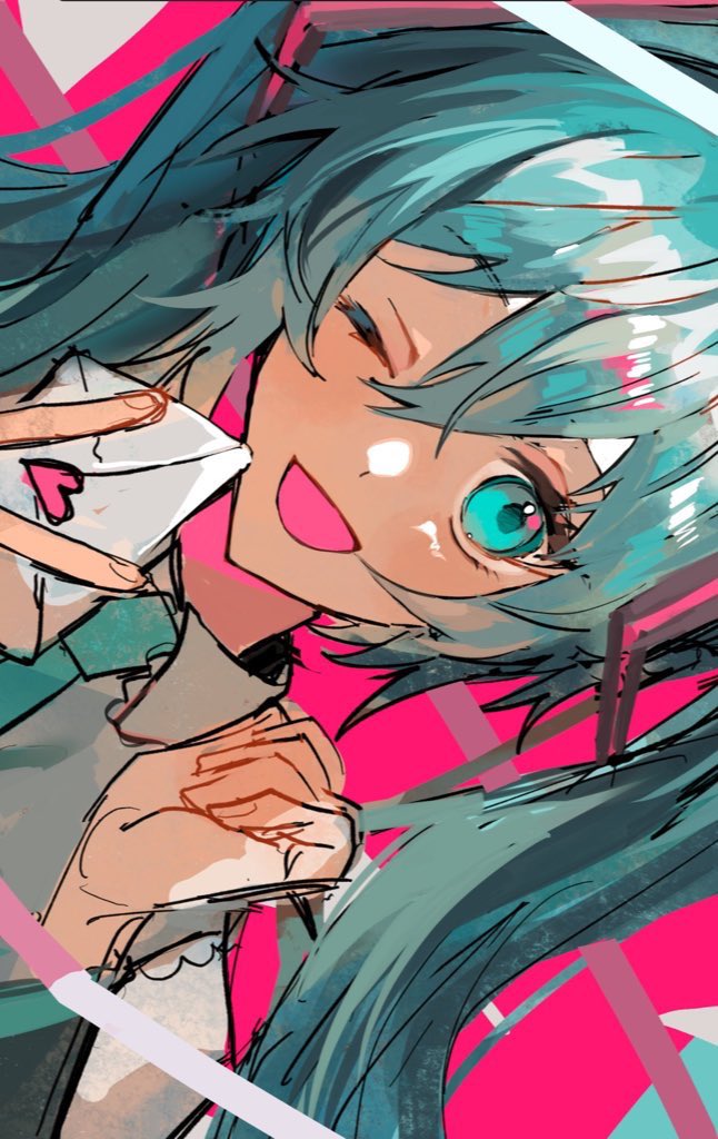 初音ミク 「ミクさんwip」|にづのイラスト