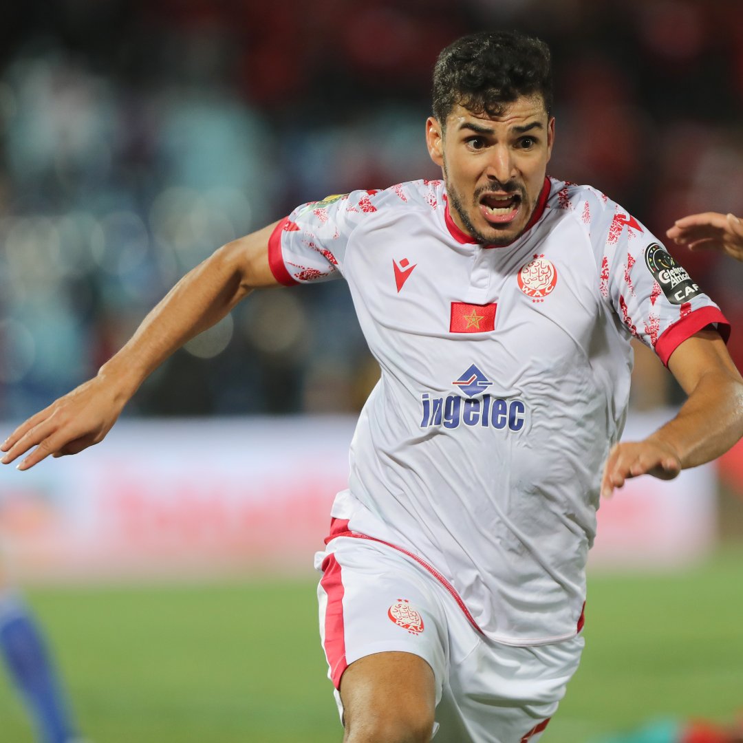 CAFCLCC's tweet photo. At this point, running out of words to describe Zakaria Draoui’s feelings 🤯 

#TotalEnergiesCAFCL | @WACofficiel https://t.co/tTiwNXFwhN