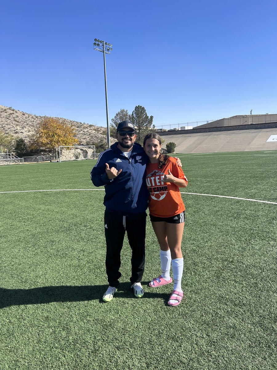 Had fun at the UTEP Prep ID Camp! Thank you @gibbers7, @jared_hallman13, and @UTEPSoccer for organizing it!