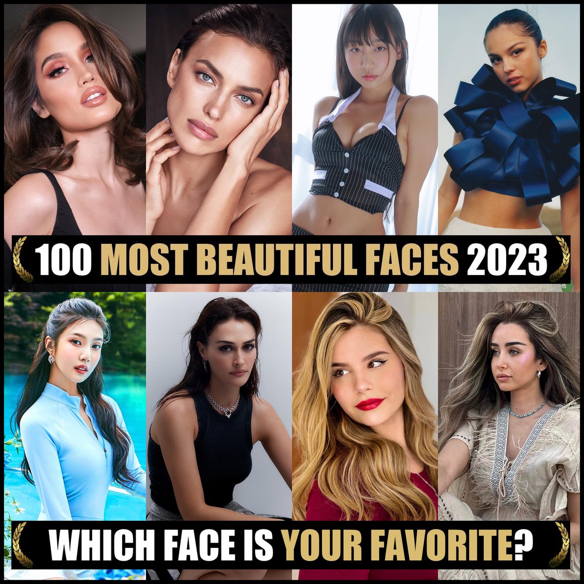 Nominations: 100 Most Beautiful Faces 2023. Congrats! Would you like to nominate & vote? Please join our Patreon club (Link Bio) #TCCandler #100faces2023 #cintalaura #irinashayk #pyoapple #OLIVIARODRIGO #joy #RedVelvet #EsraBilgic #luarafonseca #hannahelzahed