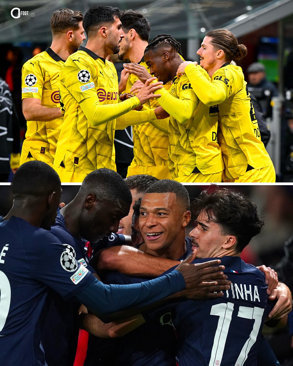 Prochain match pour les Parisiens : DORTMUND 💛🖤 ⚡️ ❤️💙 PSG