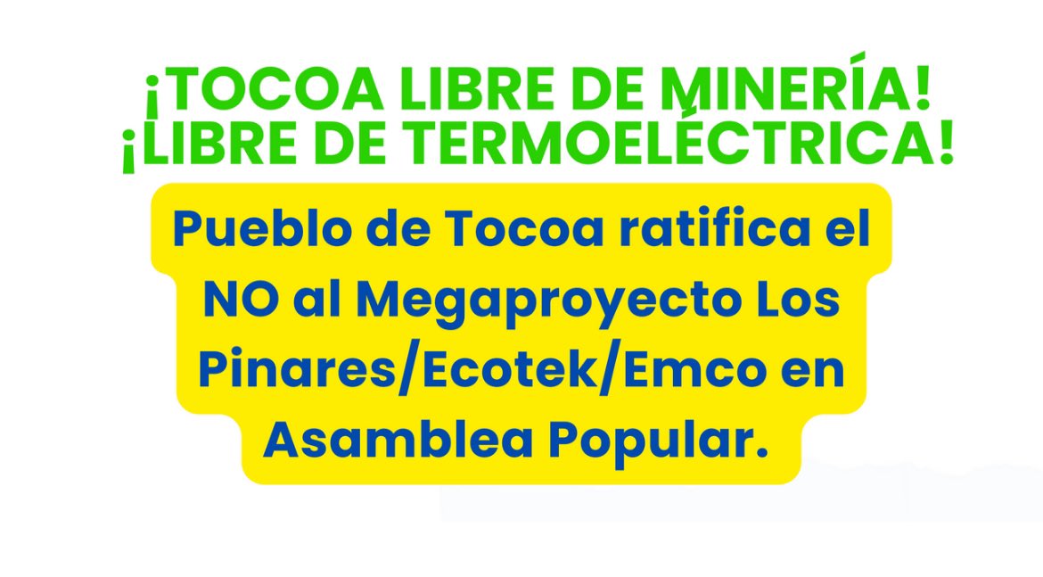 guapinolre's tweet photo. ¡TOCOA LIBRE DE MINERÍA! ¡LIBRE DE TERMOELÉCTRICA!
El Pueblo de Tocoa ratifica el NO al Megaproyecto Los Pinares/Ecotek/Emo en Asamblea Popular.
Importante Actualización sobre el Cabildo Abierto en Tocoa
📌https://t.co/lR72vySnJr https://t.co/rl9HbYDAHk