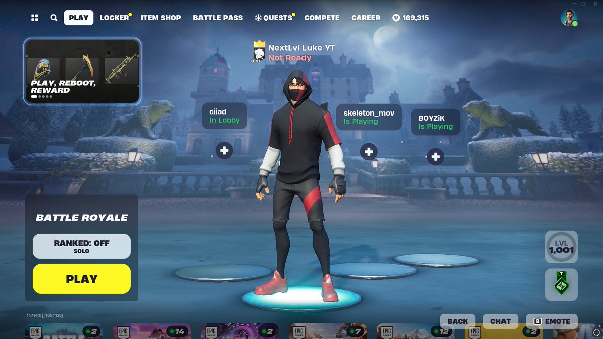 Level 1000 the xp is so broken rn but at least I can go back to stw