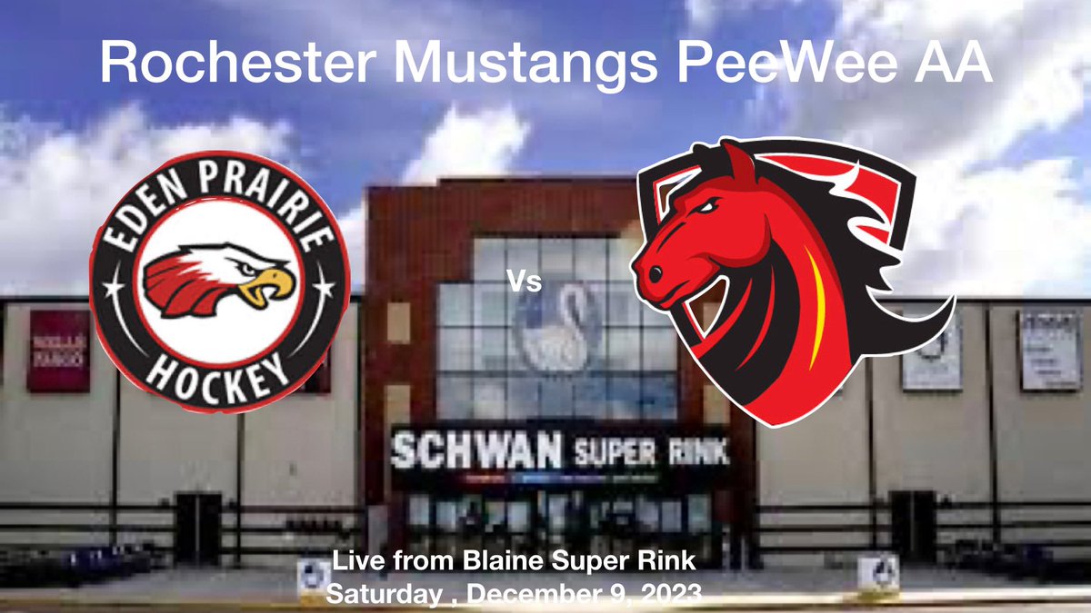 It's time to get up and go. 

🆚 Eden Prairie
📍 Super Rink
📺 youtube.com/live/HOPLRYXJu…

<a href="/RochYouthHockey/">Rochester MN Youth Hockey</a> <a href="/YouthHockeyHub/">YHH</a>