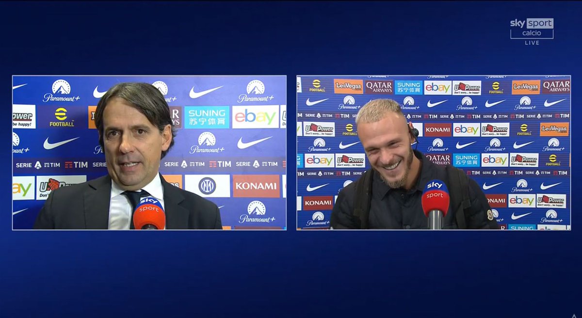 #Inzaghi: "Mi chiamano il Demone da Piacenza? Dai fa piacere. Ma il calcio va veloce, giusto godersi queste serate e questo inizio di stagione. Abbiamo già centrato ottavi di Champions e Mondiale per Club, dobbiamo continuare così"

E al soprannome "Demone" Dimarco scoppia a