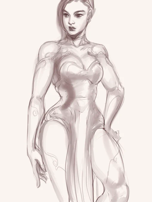 constantly frustrated that my sketches have way more life to them before I overwork them and try to make them look `finished'  