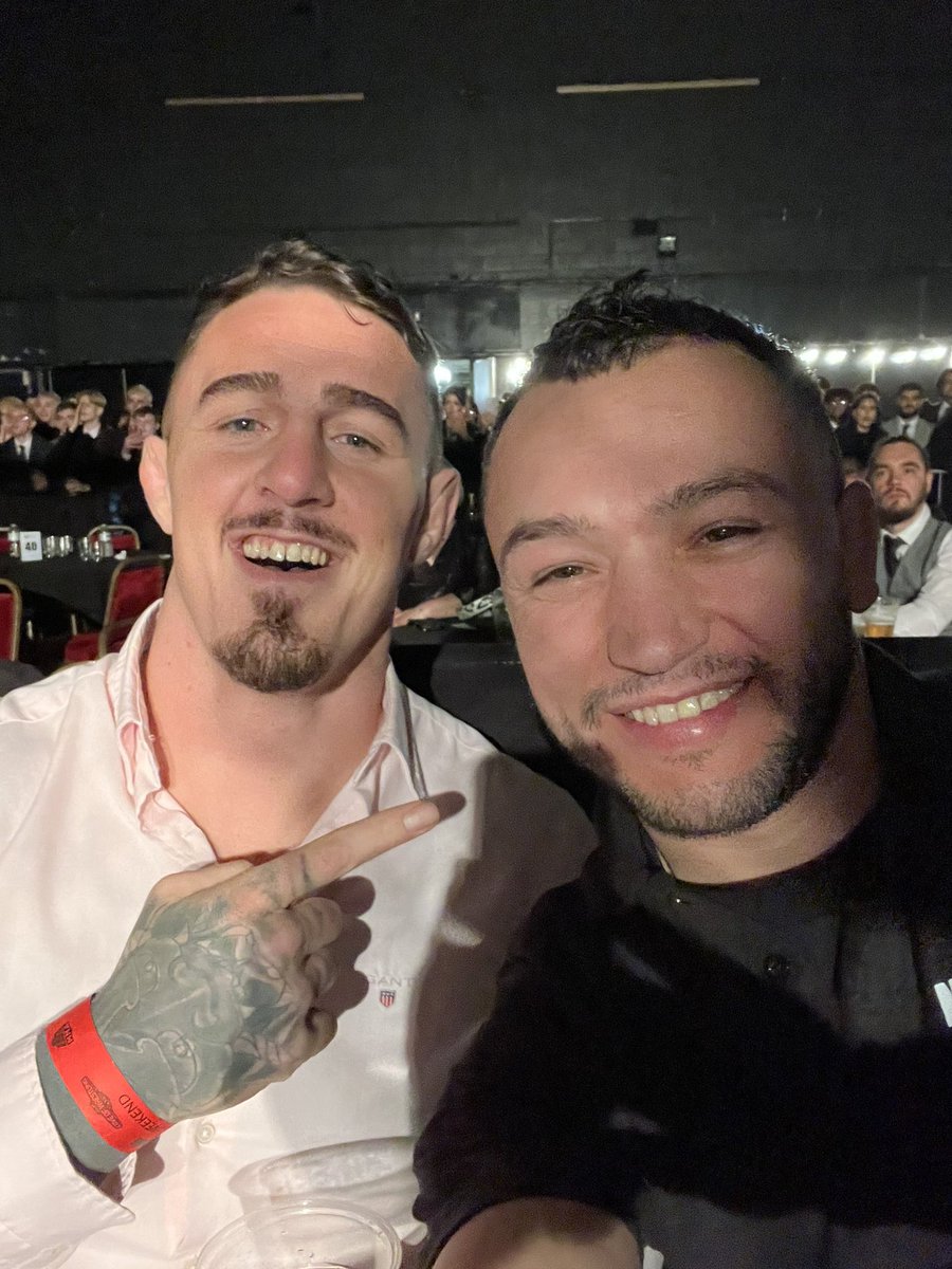 Great to see the heavyweight champion and legend @tomaspinallofficial ❤️🙏 tonight at UWCMMA.