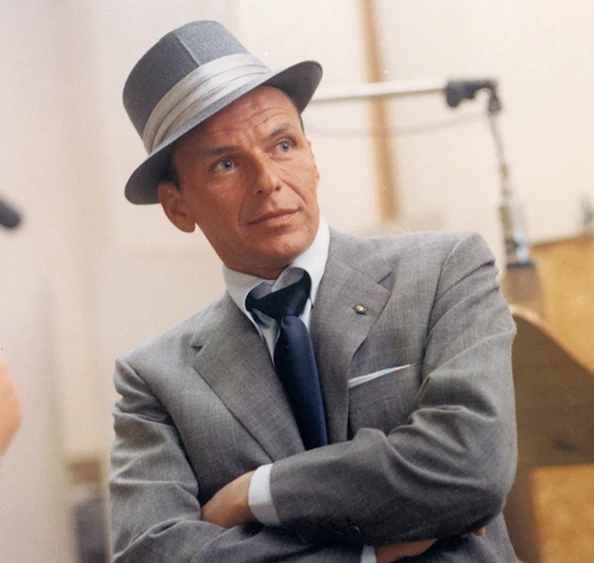 NLCarolynMuse's tweet photo. Remembering film/television actor, singer, and producer Frank Sinatra, who was born #OTD (December 12th) in 1915.  #AnchorsAweigh #FromHeretoEternity #GuysandDolls #HighSociety #PalJoey #TheDeanMartinShow #Oceans11 #TheManchurianCandidate #ComeBlowYourHorn #CannonballRunII https://t.co/bL5qoQrTFv