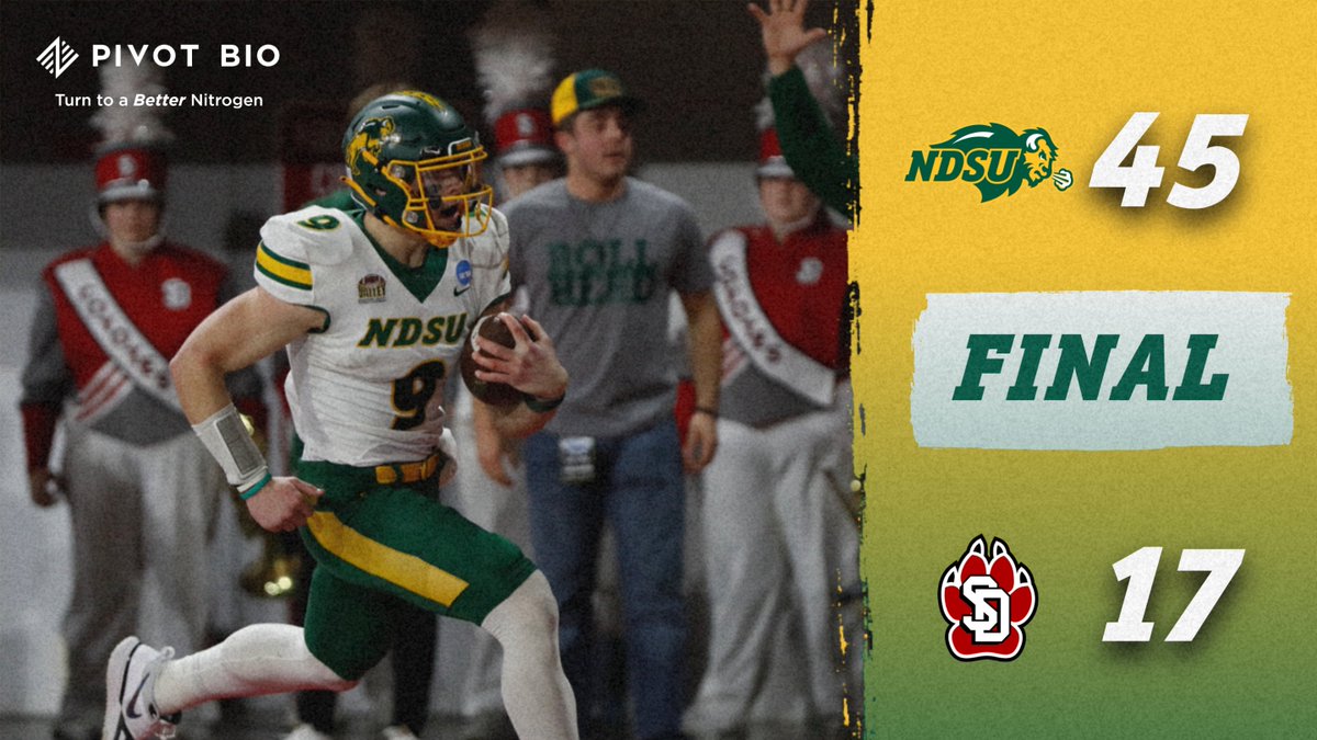 The Bison took care of business, on to the semis!