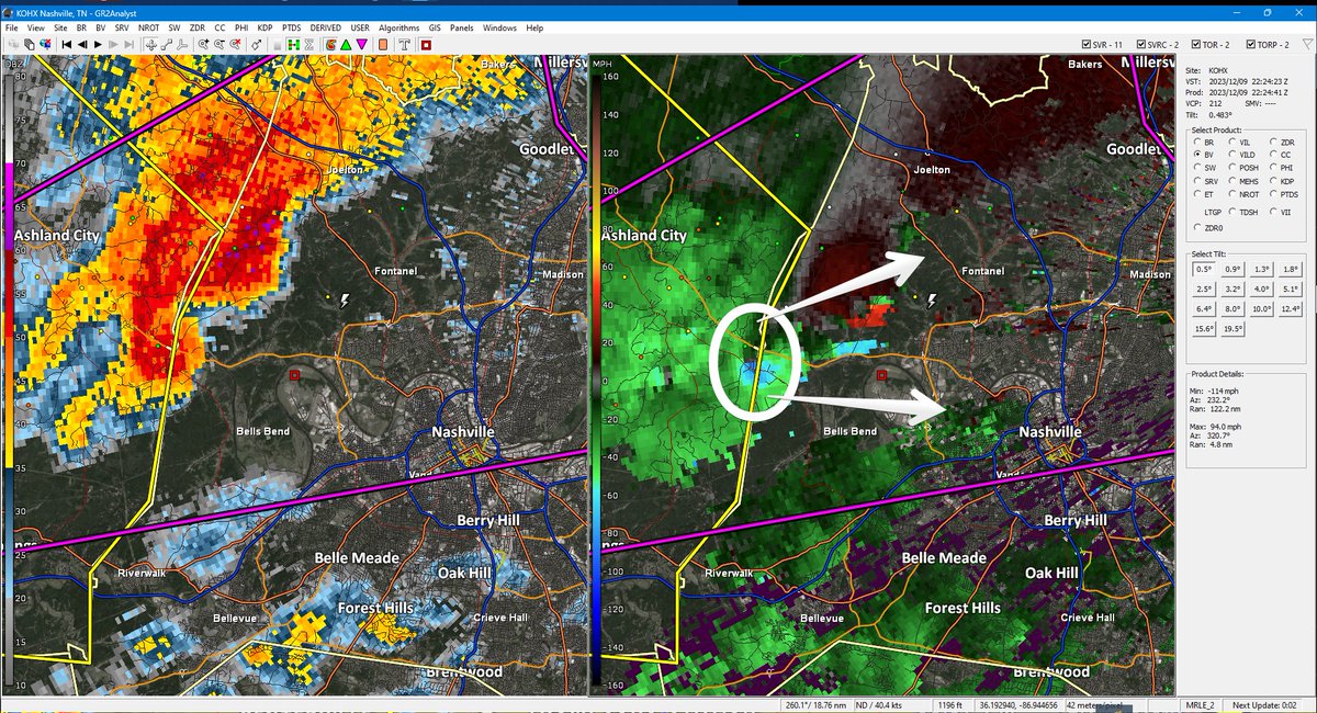 NashSevereWx's tweet image. Tornado is now in Davidson County and has turned a little right - it should move near the north side of Briley Parkway - take shelter now Nashville! - path looks just a few miles north of the 2020 tornado - 427 PM / We are live here: youtube.com/channel/UC6ajz…