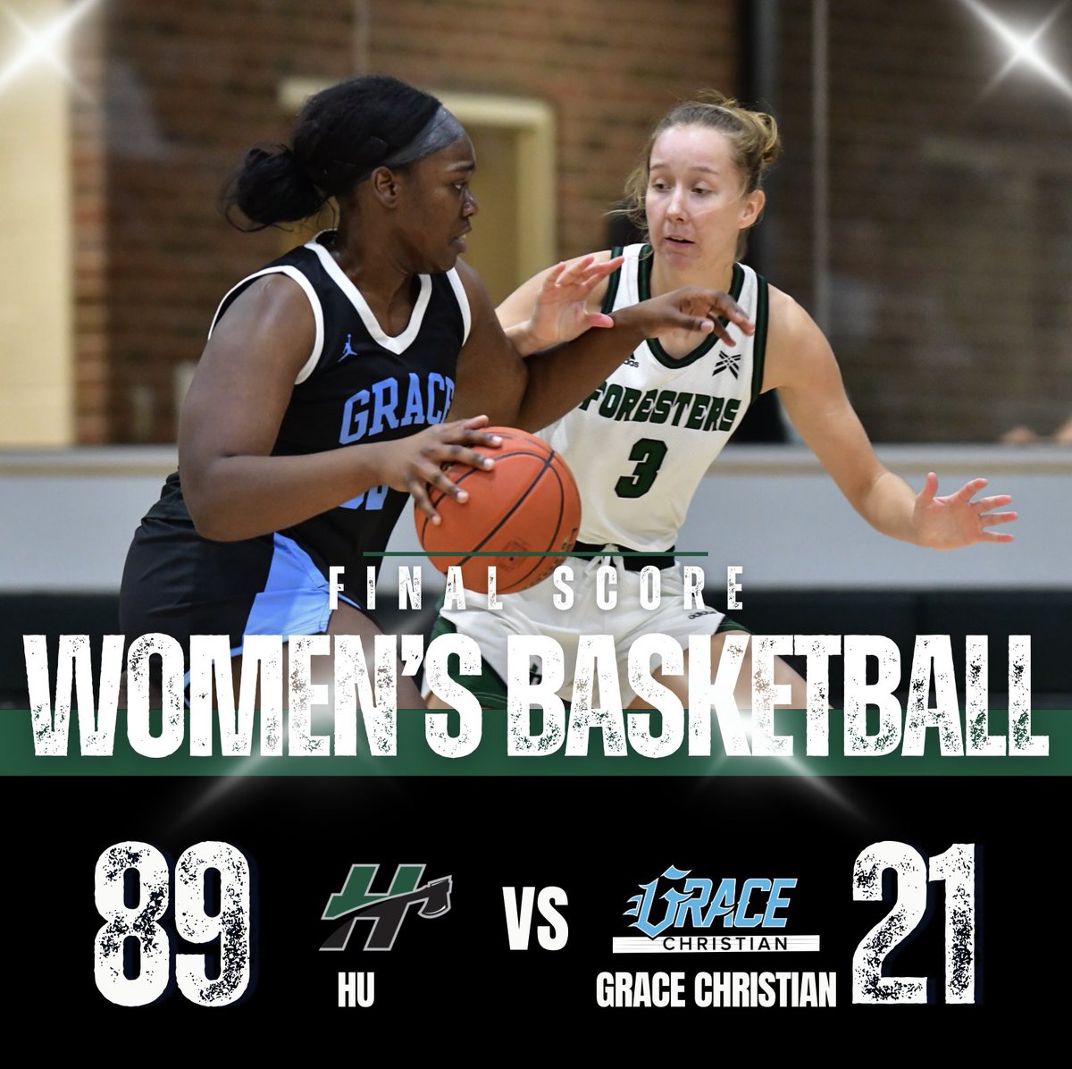 Big win today against Grace Christian! 89-21 #chopchop

Your Foresters take a little break during finals week and will pick back up at Platt Arena on Saturday, December 16th against IU Kokomo.