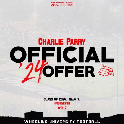 Thank you for the official visit, tour, and convo. Great experience!

<a href="/CoachBruneyW_U/">Zac Bruney</a> <a href="/CoachMottIV/">Mott Gaymon IV</a> <a href="/WheelingU_FB/">Wheeling U Football</a> 

#BLESSED