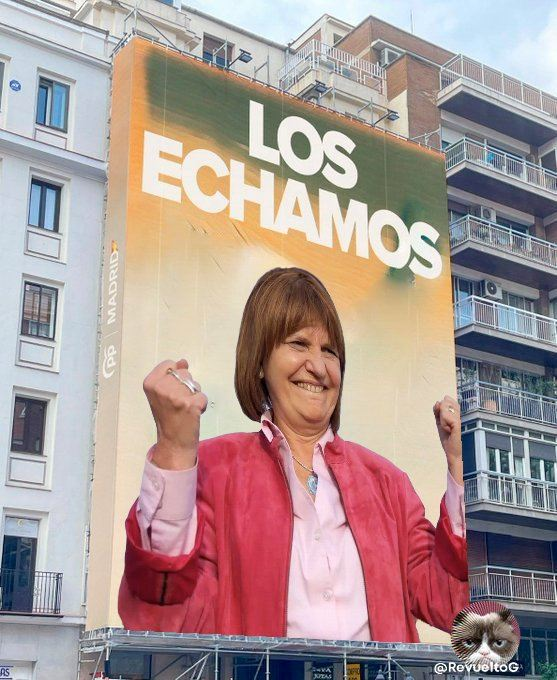 ConiglioStella's tweet photo. LOS ECHAMOS. Digan lo que quieran pero el sacar al kirchnerismo y salvarnos del chavismo se lo debemos a ella.  Podrá estar Macri con sus estrategias, Milei con las suyas pero la que puso el cuerpo y transmitió la necesidad de vivir en un país en orden y con seguridad, fue ella. https://t.co/IXYKhFKqbh