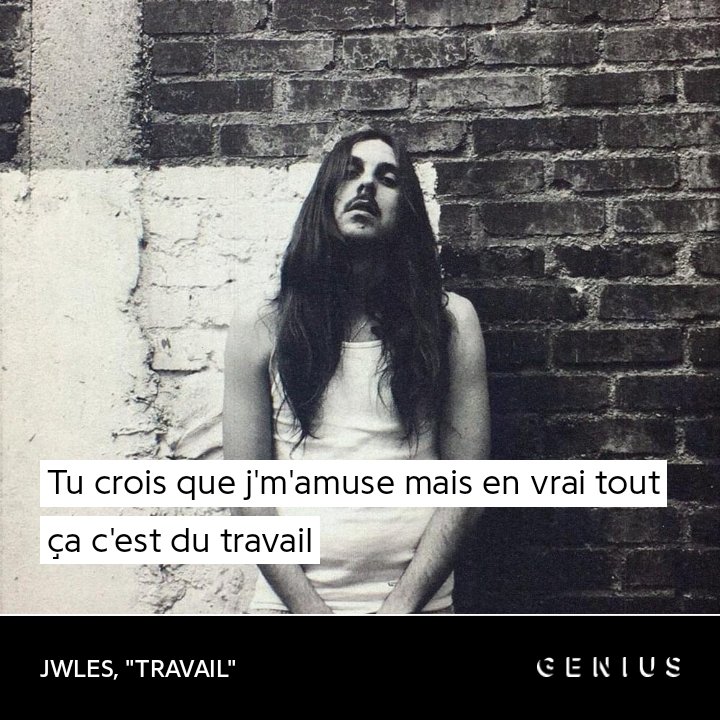 Même en soirée, j'ai les paroles de Jwles qui résonnent dans ma tête