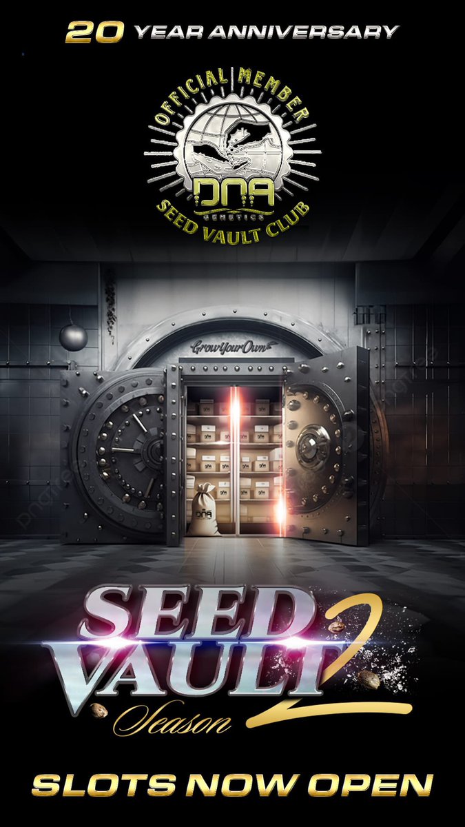 Join Season 2 of the Seed Vault Club! Limited to 420 spots