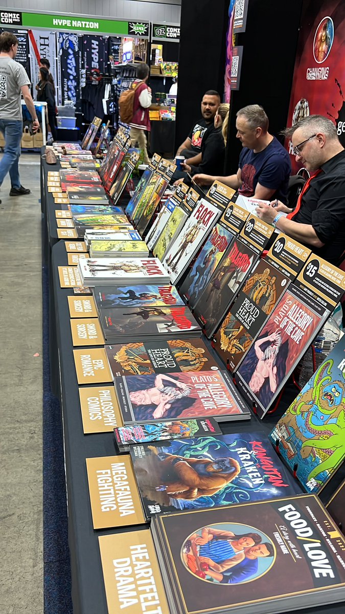 Come down to the @gestaltcomics tables at @OzComicCon X-mas edition and buy some books, talk some shop, and generally have a great time.