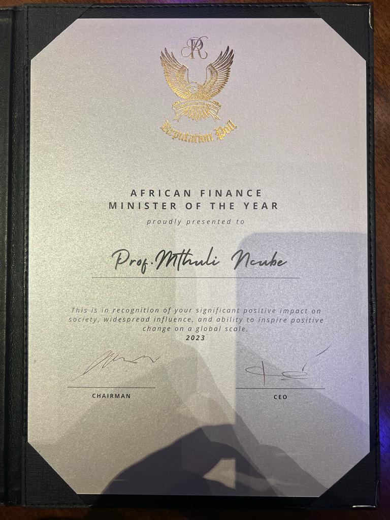 Hon Prof Mthuli Ncube tweet media