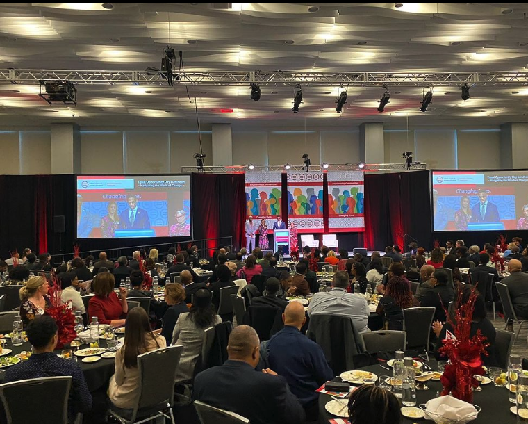 ULGC_YP's tweet photo. Such an inspiring day at the ULGC Equal Opportunity Day Luncheon! Grateful for the opportunity to celebrate progress and empowerment together. Big thanks to everyone who made this event an absolute success! 👏🏾👏🏾

#ULGC #ULCGYP #EqualOpportunity #EmpowermentInAction https://t.co/JZTRfDSpjY