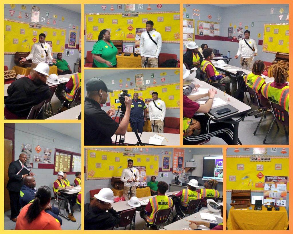 GrayToyoshima's tweet photo. Devin Brown inspired our students by sharing his incredible journey of becoming a SkillsUSA National Gold Medalist. He also spoke about how his experience @MetroCareerTech changed his life, leaving our students motivated and empowered to pursue their dreams. https://t.co/KItbd2WzYa