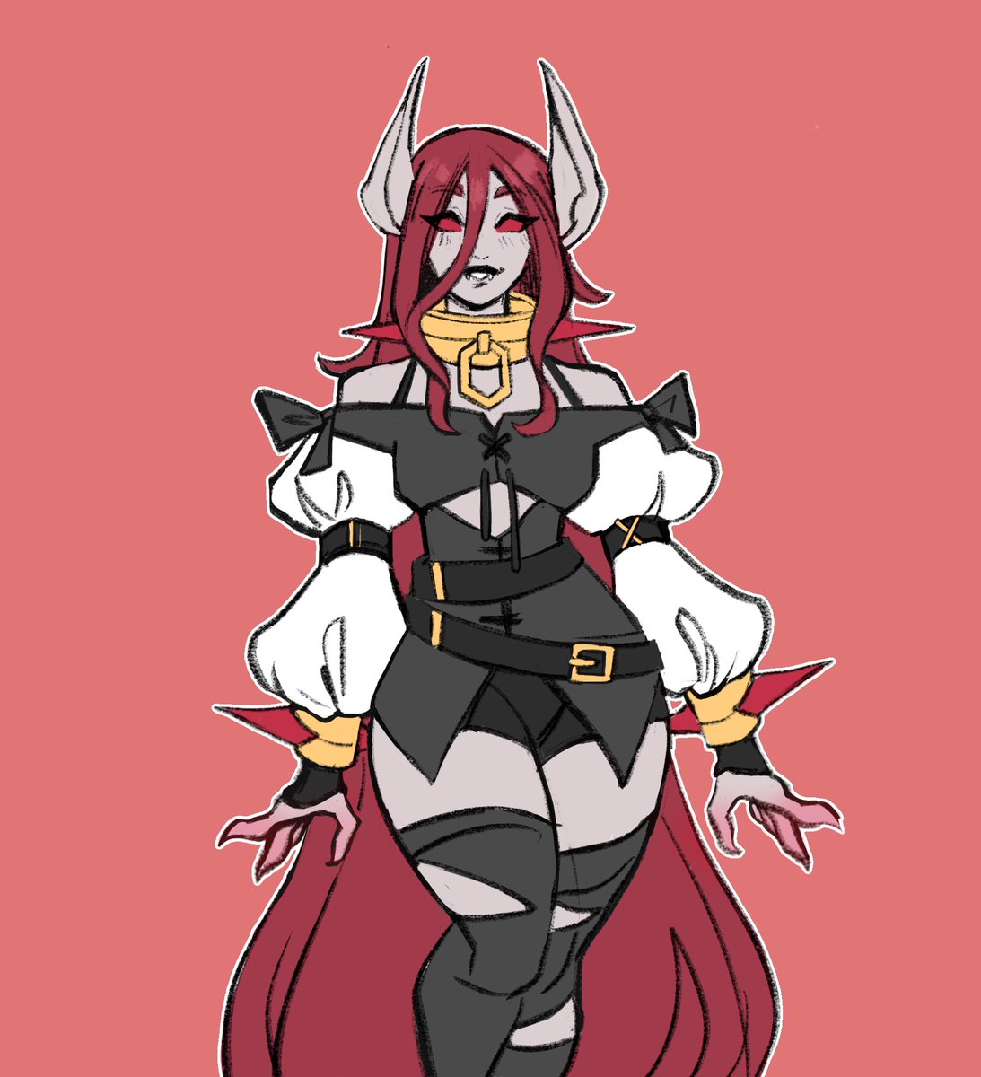 jimbledood's tweet photo. [OC] Quick alt outfit for Frey. Got to give all my blrbos poofy sleeves somehow! #dnd #dndoc https://t.co/dLdFGPjukR