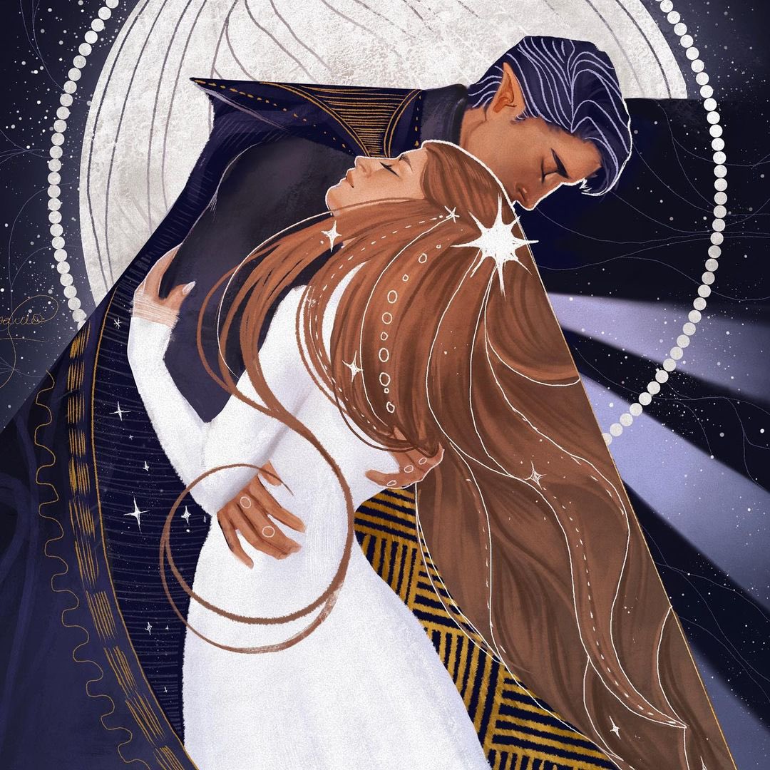 “He is the most powerful High Lord to ever walk this earth. You are… new. You are made of all seven High Lords. Unlike anything. Are you two not similar in that? Are you not matched?”

✩ art by sam.rosariio on ig