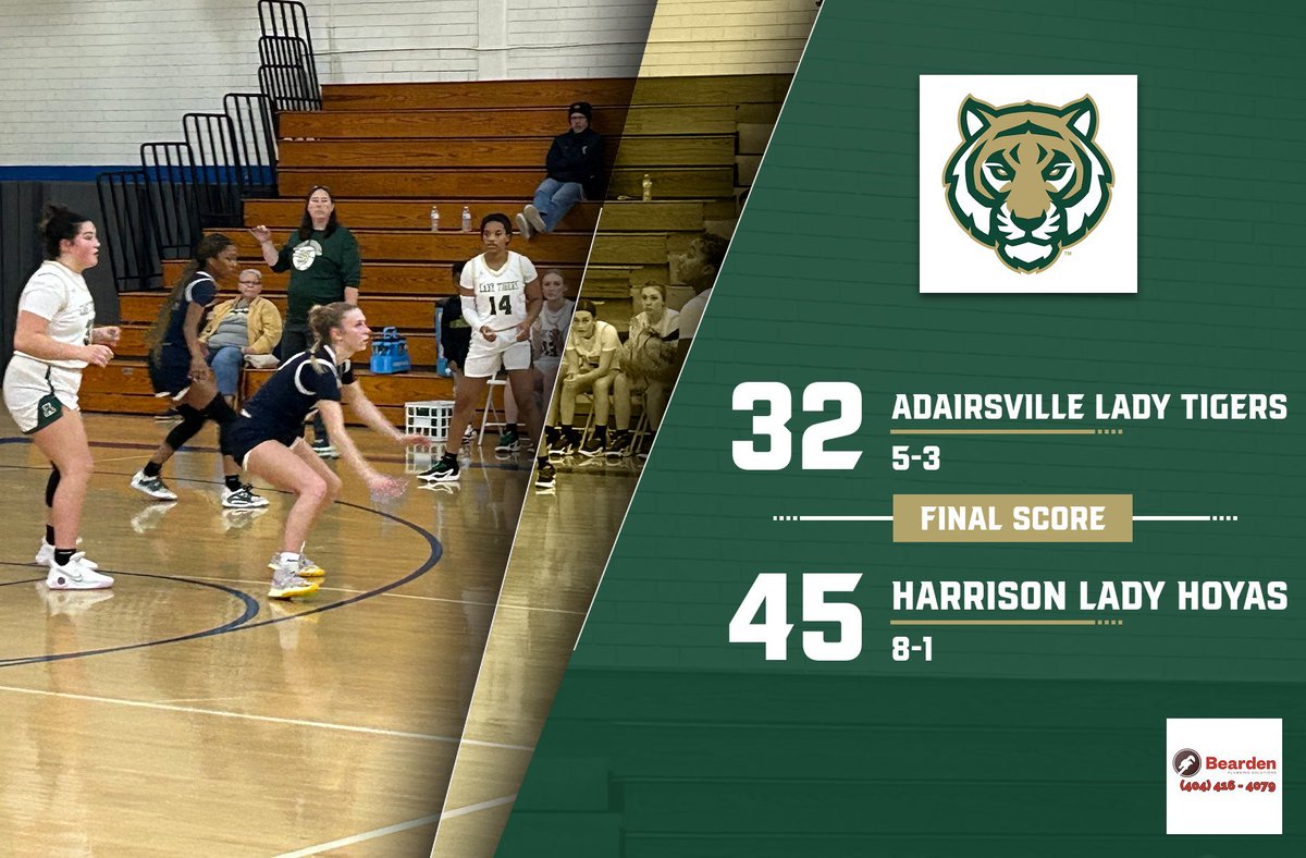 Your Final Score from the #WoodEliteClassic… NaXyria Roberts finished with 17 pts for Adairsville, Sloane Vick finished with 18 for Harrison. <a href="/Adairsville306/">Adairsville Athletics</a> <a href="/AHSLadyTigersB2/">AHS Lady Tigers Basketball</a> <a href="/KyleSandy355/">Kyle Sandy</a> <a href="/SandysSpiel/">Sandy's Spiel</a> <a href="/WBHFSports/">WBHF Sports</a> <a href="/BartowSportsZon/">Bartow Sports Zone</a>