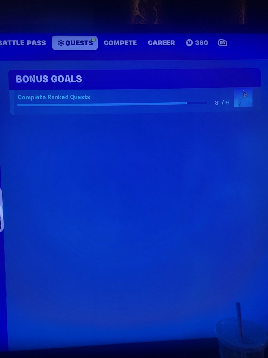 rothache1's tweet photo. @FortniteStatus @FortniteGame whats up with the bugs, why am I glitched on the fortnite survivor medals and why didn't I get the pickaxe for completing all the ranked quest.😐 https://t.co/qGQpUqIfSc